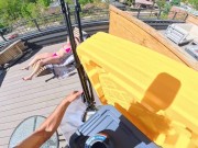 DICKFLASH Creampie After Anal 💦 Public Destroyed by 9-Inch Big Dick — Full video in profile 💦