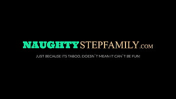 Busty pussy licking with naughty stepdaughters