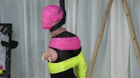 Tape bondage in nylons
