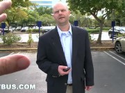 BAIT BUS - Middle Aged Salaryman Thomas Hoffman Cheats On His Girlfriend