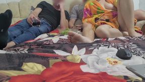 Passionate Threesome Sex with Double Penetration