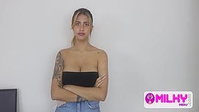 Beautiful Latina With Big Tits Cleans My House And My Cock