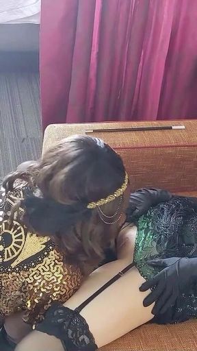 Femme Flapper Lickfest Revised Starring Madeleine Rose and Alexandria Wu
