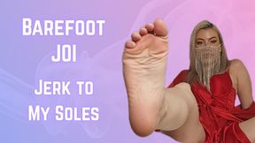 Barefoot JOI: Jerk to My Soles