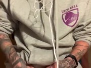 Ftm jerks and fingers wet boy pussy. Who wants daddy?