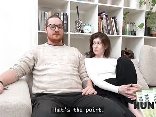 HUNT4K. I had no idea my Girlfriend was such a Floozy and willing to fuck a Stranger for money
