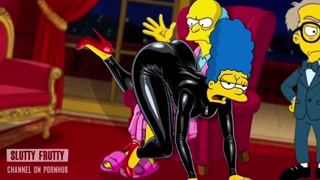 Santa Claus Fucks Married Housewife Marge Simpson on Christmas. And more dirty stories. Cartoon