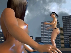 3D Giantess Fantasy  Busty Teen Fantasy Teaser Anime Hentai
