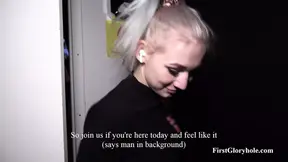 18 Year Old Nightmare & Mollylee - Gloryhole Before Gangbang