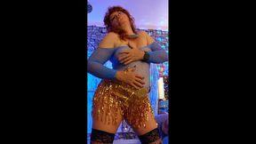 hotwife steffi mardi gras pussy dance