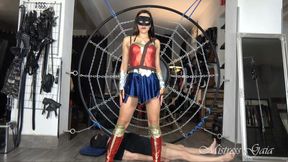 MISTRESS GAIA - WONDER WOMAN TRAMPLING - HD