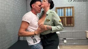 Foreign Dude Bends Over Big Tit MILF Cop In Fucking Awesome Deal
