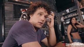 Black Romance Ignites in Steamy Bar Encounter with Heat