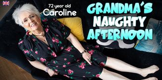 British Caroline is a big tits, 72 year old granny that loves to masturbate on her day off