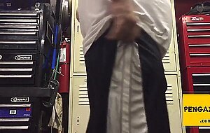 Huge balls cum slap