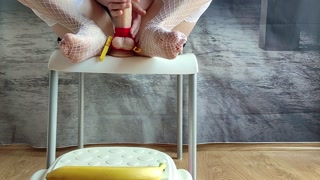 Polish milf tell you how masturbate and training your cock