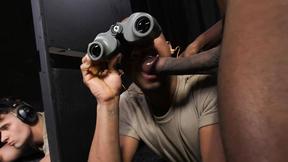 ”Soldier Threesome at Shooting Range”