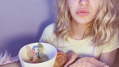 Giantess teases you in your candybox then swallows whole