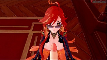 Mavuika Sucking and Fucking in Jean ́s office - FULL - Genshin Impact - Thanks