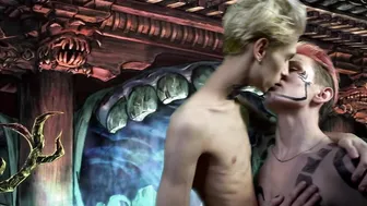 Twinks in Anime Cosplay Suits Have Hardcore Anal Fuck