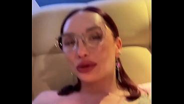 Trans Girl Eva Shows Her Curvy Budy &amp_ Big Dick