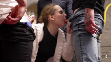 Sex office, part 6. Four big dicks for employee of the month