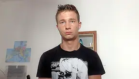 Blonde Hunk Begging for Rough Cock - Debt Dandy