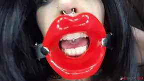 Black-haired slut with big honkers gets boned in POV