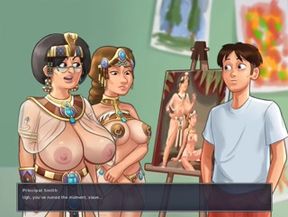 Summertime Saga - Cookie Jar - All Sex Scenes Only - Annie and Principal #2 Part 12