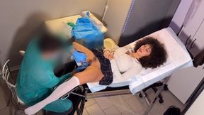 She Gets Creampie Inside By Her Gynecologist. Her Pussy Wet And Ready To Be Fucked! - Beatrice Segreti