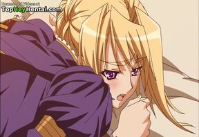 Sexy busty teen in uniform gets creampie