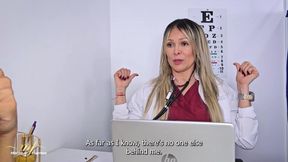 Horny doctor makes her young patient fuck her in her medical office - Monique Fuentes &amp; Lian Grey