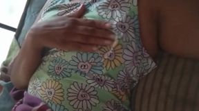 Hot Stepsister with Big Boobs by Her Stepbrother's Dildo Play