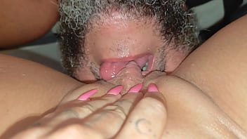 Destroying my big and horny clit Part 2