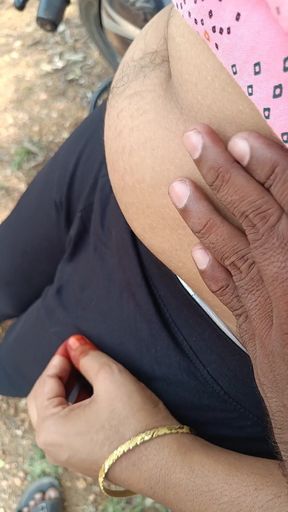 Office Staff Enjoying Outdoor Romance and Fuck with Manager Part 1