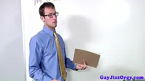Orgy Loving Gay Hunks Classroom Fuckfest 6 Min