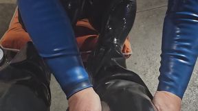 Gimp shining waders