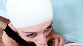 Step-Mother's Hijabi Daughter Gets A Hard Doggy Style Fuck From StepSon