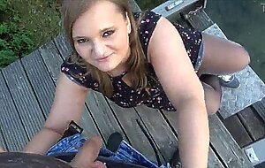 Spontaner outdoor-quickie am see! wurde ich erkannt?