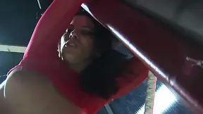 Busty brunettes and MILFs get their asses fucked in the boxing ring