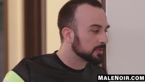 MaleNoir.com - Roomies Mason and August succumb to a hardcore fuck