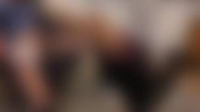 Latina footjob with socks ruined by hot cumshot domination