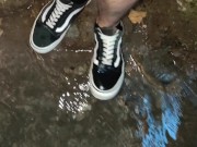 Wetting My Jeans Shorts In The Forest and Taking A Dip In The River