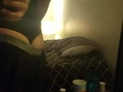 Giant dildo anal, thong bodysuit