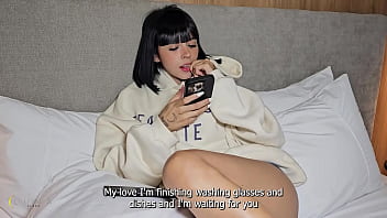 Rough sex with creampie on the public stairs of a building - Luna Vitaler and Max Betancur