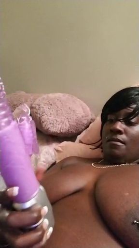 Horny watching porn fucking myself