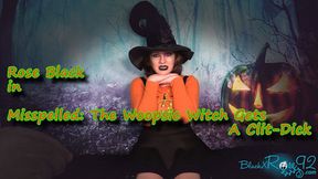 Misspelled: The Woopsie Witch Gets A Clit Dick