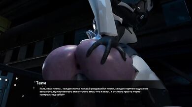 She was surprised that the monster had such a huge dick and suddenly the Monster fucked her