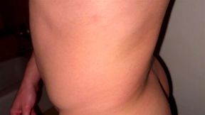 Sneaking a sexy shower vid in