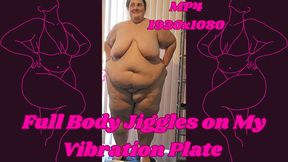 SSBBW Rachel Naked Full Body Jiggles on a Vibration Plate MP4 1920x1080